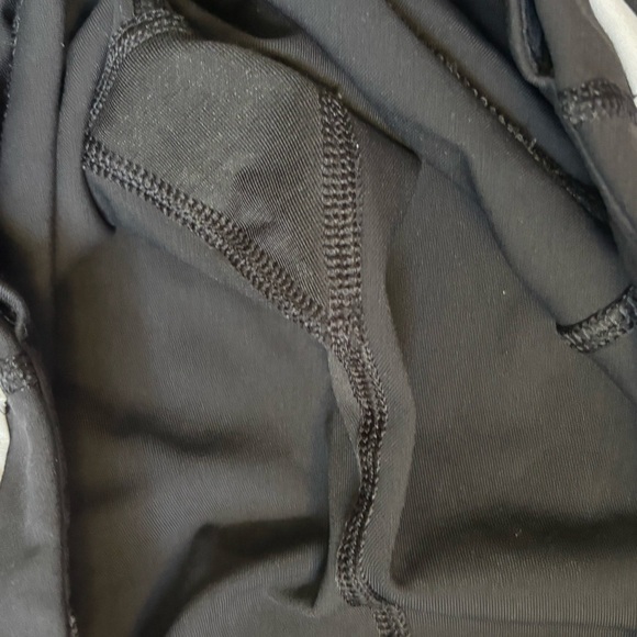 Lululemon Speed Tight II Full-On Luxtreme Black / White Womens Size 6 Pocket - Picture 5 of 8